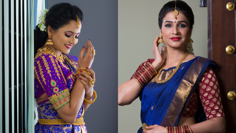 how to wear saree vastra shringar