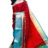 Katwar Embroidery Bandhani Saree - Vastra ShringarSAREEVastra ShringarVastra ShringarKatwar Embroidery Bandhani Saree