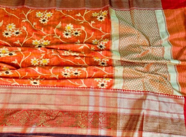 Orange Color Soft Silk Saree - Vastra ShringarSAREEVastra ShringarVastra ShringarVS114Orange Color Soft Silk Saree