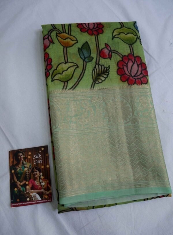 Organza Silk Saree with Digital Print - Vastra ShringarSAREEVastra ShringarVastra ShringarVS021Organza Silk Saree with Digital Print - Vastra Shringar