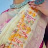 Organza Silk Saree with Kashmiri Embroidery - Vastra ShringarSAREEVastra ShringarVastra ShringarOrganza Silk Saree with Kashmiri Embroidery