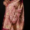 Pure Katan Silk Jaal Design - Vastra ShringarSAREEVastra ShringarVastra ShringarPure Katan Silk Jaal Design
