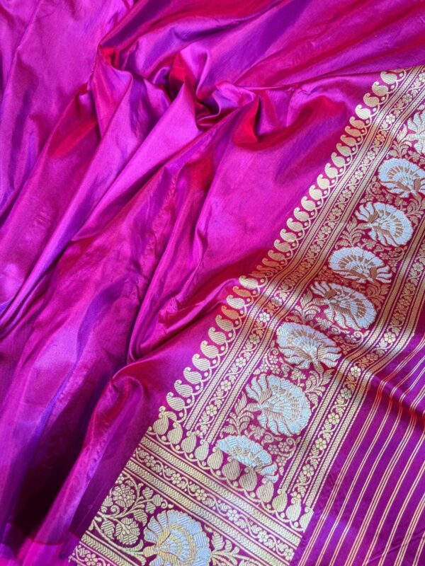 Pure Katan Silk Saree with Graceful Meena Work - Vastra ShringarSAREEVastra ShringarVastra ShringarPure Katan Silk Saree with Graceful Meena Work