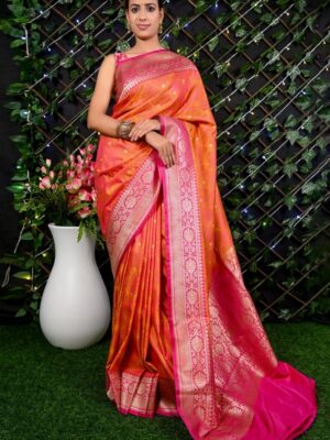 Semi Katan Pattu Silk Saree - Vastra ShringarSAREEVastra ShringarVastra ShringarVS101Semi Katan Pattu Silk Saree