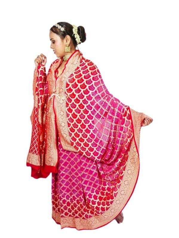 Shop Now: Elevate Your Style with Pink Bandhani Pure Khaddi Sarees - Vastra ShringarSAREEVastra ShringarVastra ShringarShop Now: Elevate Your Style with Pink Bandhani Pure Khaddi Sarees