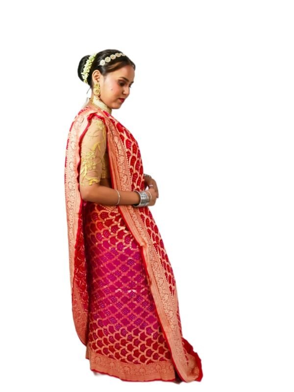 Shop Now: Elevate Your Style with Pink Bandhani Pure Khaddi Sarees - Vastra ShringarSAREEVastra ShringarVastra ShringarShop Now: Elevate Your Style with Pink Bandhani Pure Khaddi Sarees