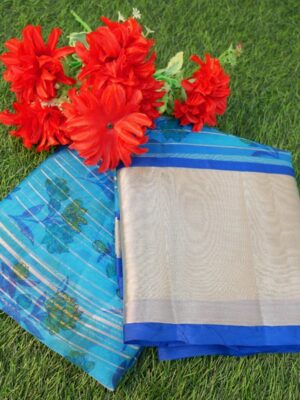 Warm Silk Patta Print Saree - Vastra ShringarSAREEVastra ShringarVastra ShringarWarm Silk Patta Print Saree