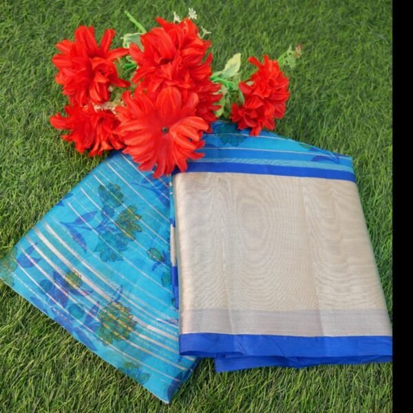 Warm Silk Patta Print Saree - Vastra ShringarSAREEVastra ShringarVastra ShringarWarm Silk Patta Print Saree