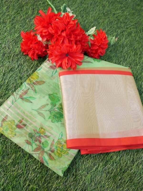 Warm Silk Patta Print Saree - Vastra ShringarSAREEVastra ShringarVastra ShringarWarm Silk Patta Print Saree